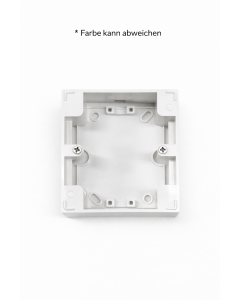 Aufputzrahmen Memory (eckig) ultraweiß 